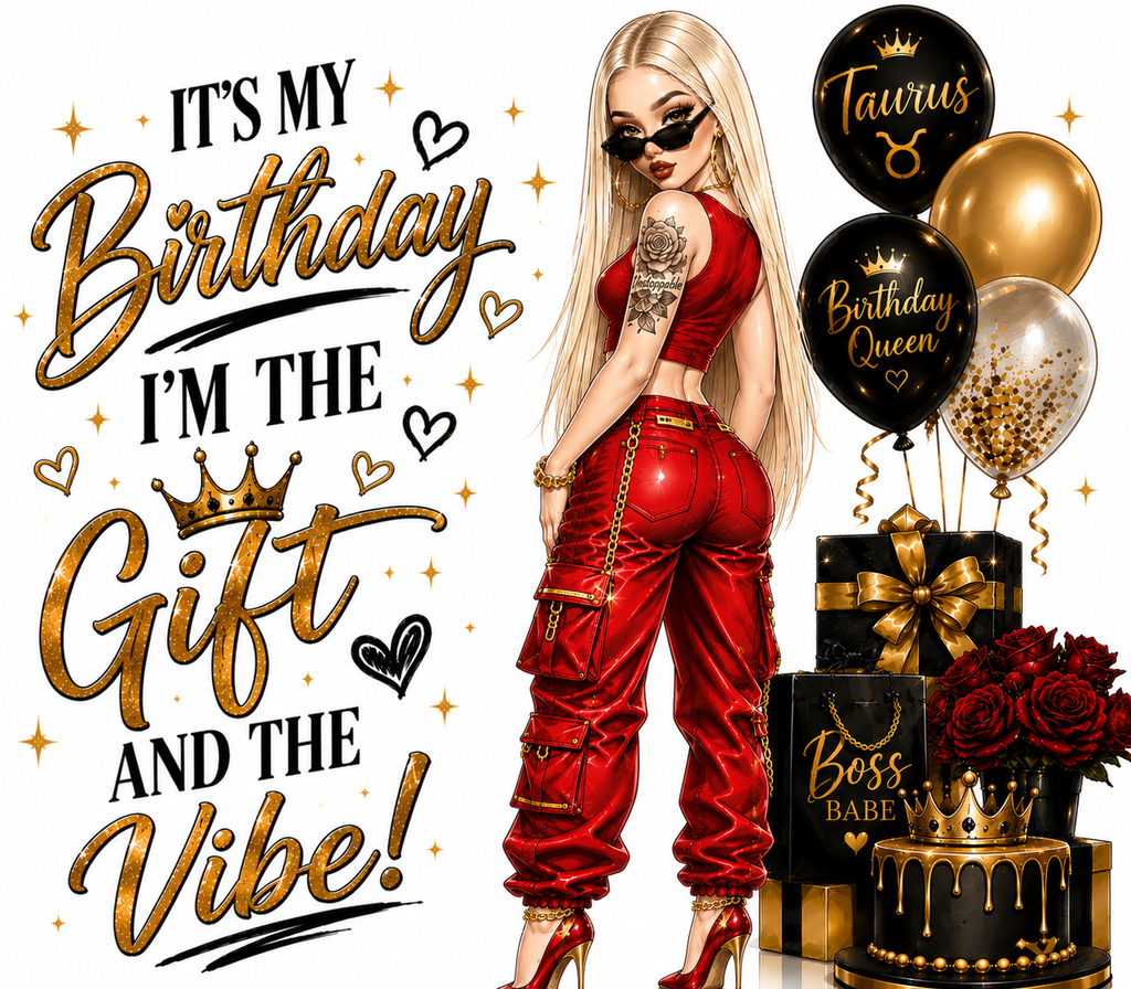 It's My Birthday – Birthday Queen Sublimation Print