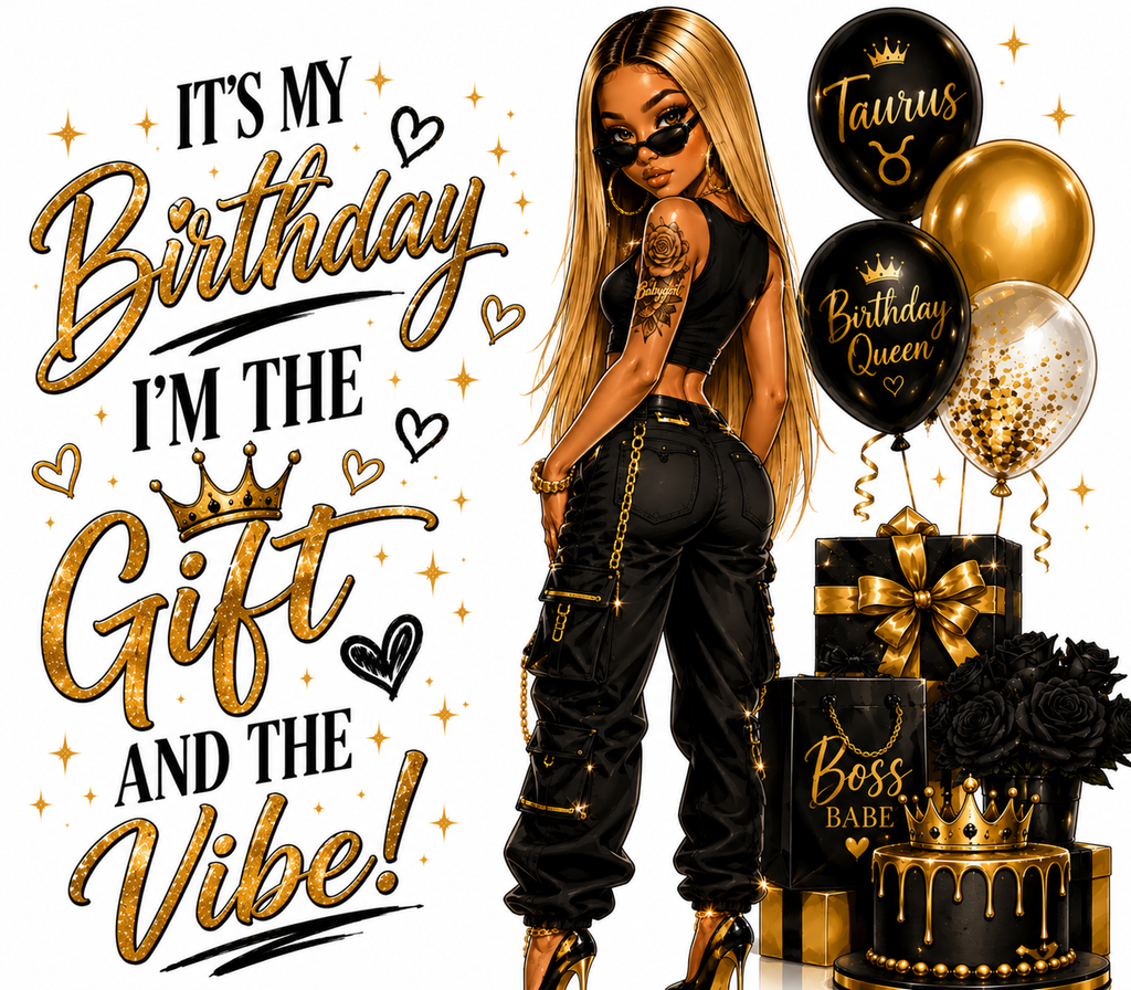 It's My Birthday – Birthday Queen Sublimation Print