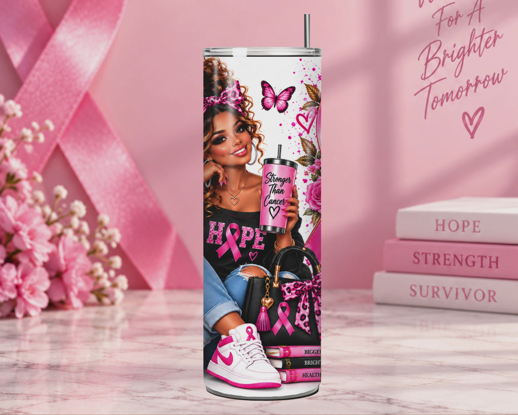 Together We Fight Together We Win - Breast Cancer Awareness Tumbler