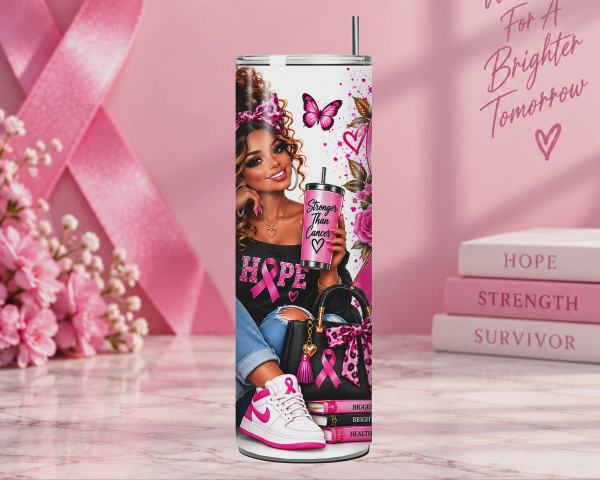 Together We Fight Together We Win - Breast Cancer Awareness Tumbler